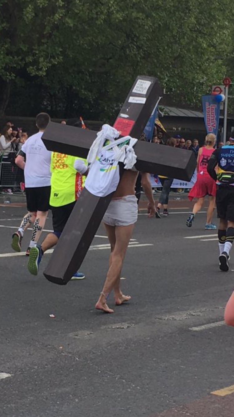 LondonMarathon2017 Jesusrun